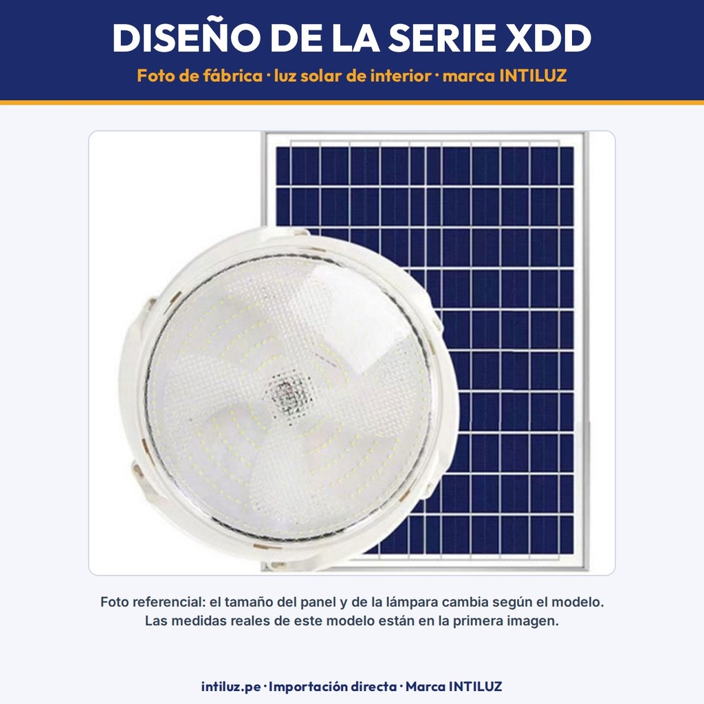 Luz solar de interior XDD-20 - foto de fábrica