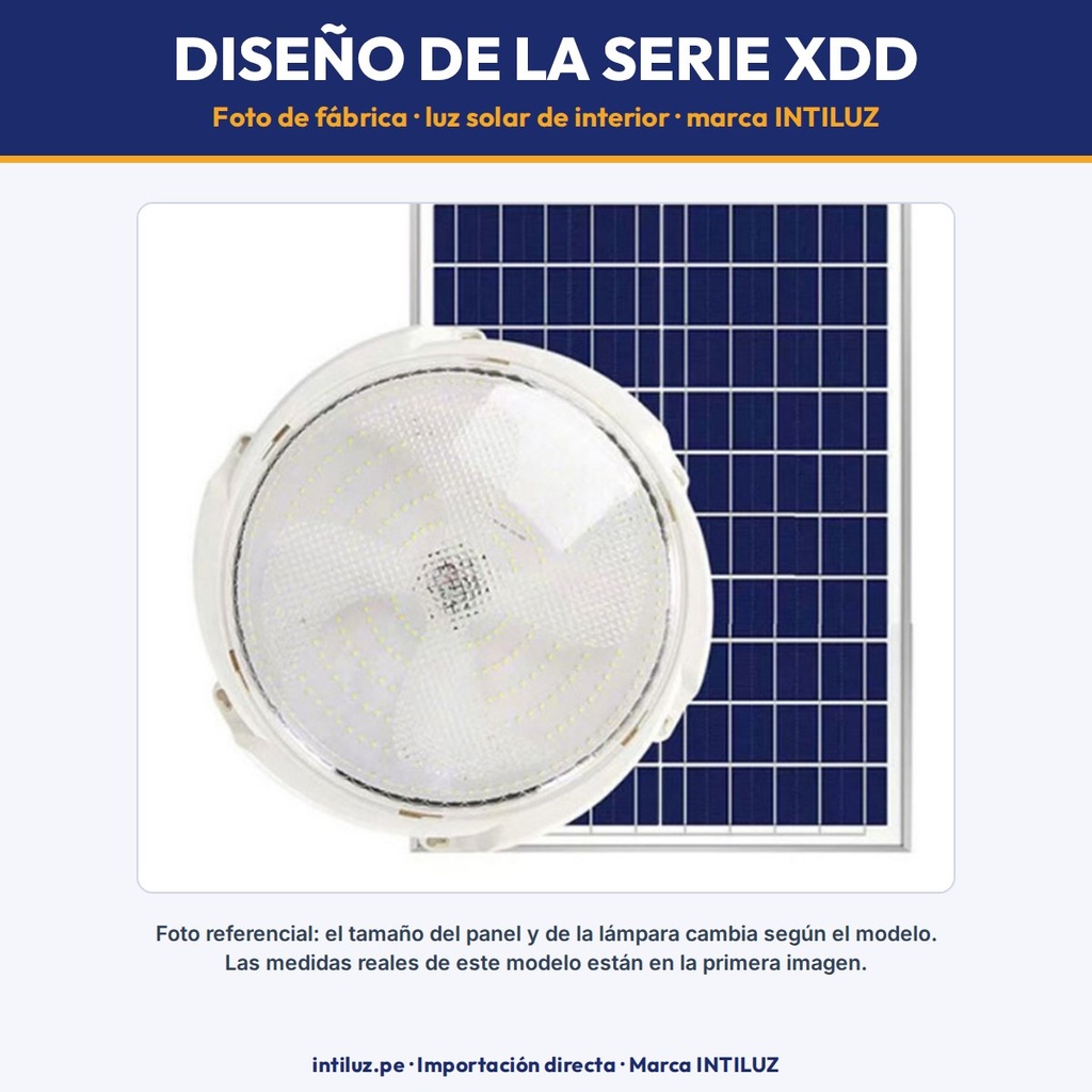 Luz solar de interior XDD-40 - foto de fábrica