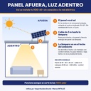 Luz solar de interior XDD-60 - cómo se instala