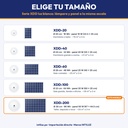 Luz solar de interior XDD-200 - elige tu tamaño