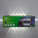 LUZ SOLAR DE PARED 10 LEDs BLANCO Y AMBAR |BK-10ByA|