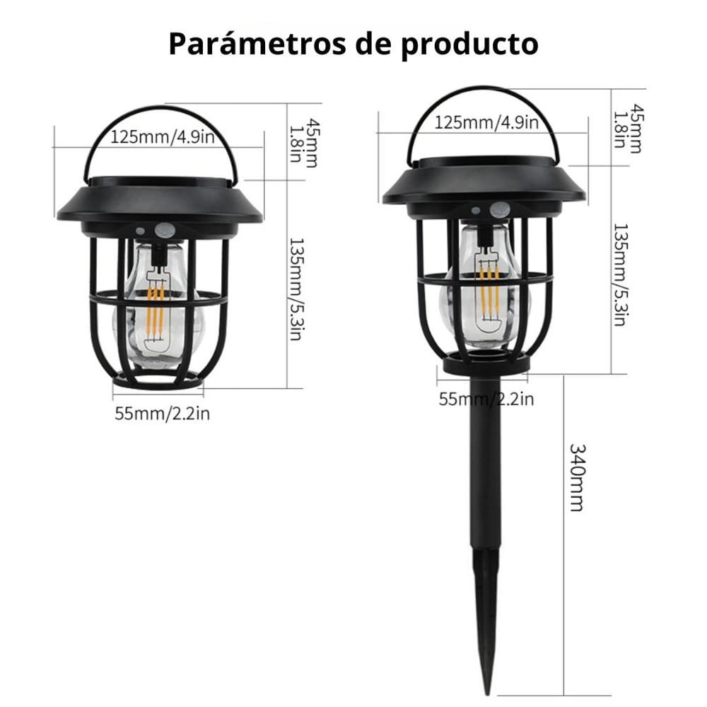 FAROL SOLAR CON ESTACA |JF12148|