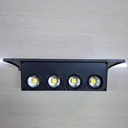 LUZ SOLAR DE PARED 8 LEDs BLANCO Y AMBAR |BK-8ByA|