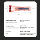 LINTERNA SOLAR Y RECARGABLE |JF10930|
