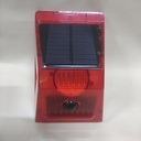 LUZ DE ALARMA SIRENA SOLAR MY-7143