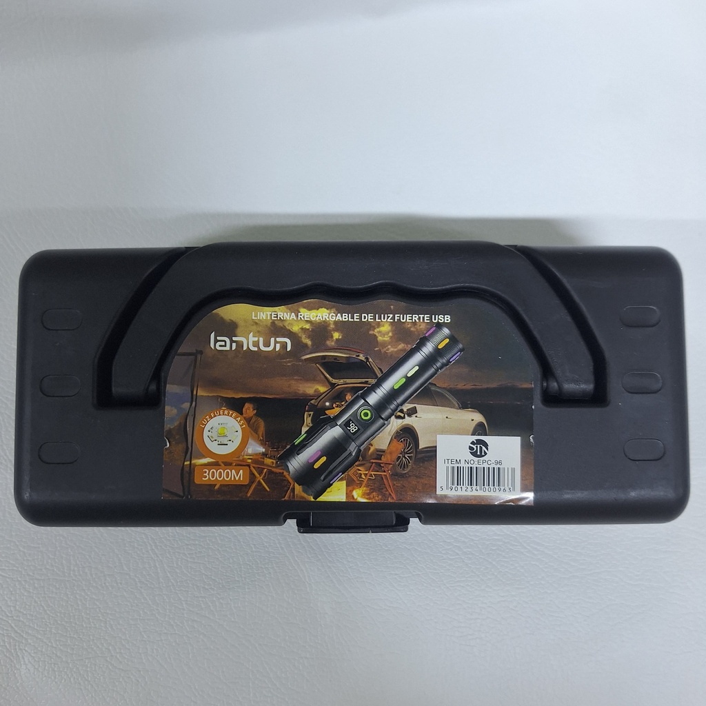 LINTERNA DE LUZ FUERTE Y ZOOM TELESCOPICO |EPC-96| 