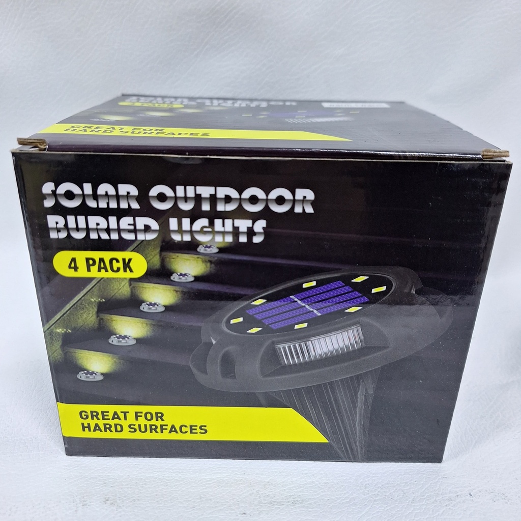 LUCES SOLARES DE PISO - Pack 4 unid.