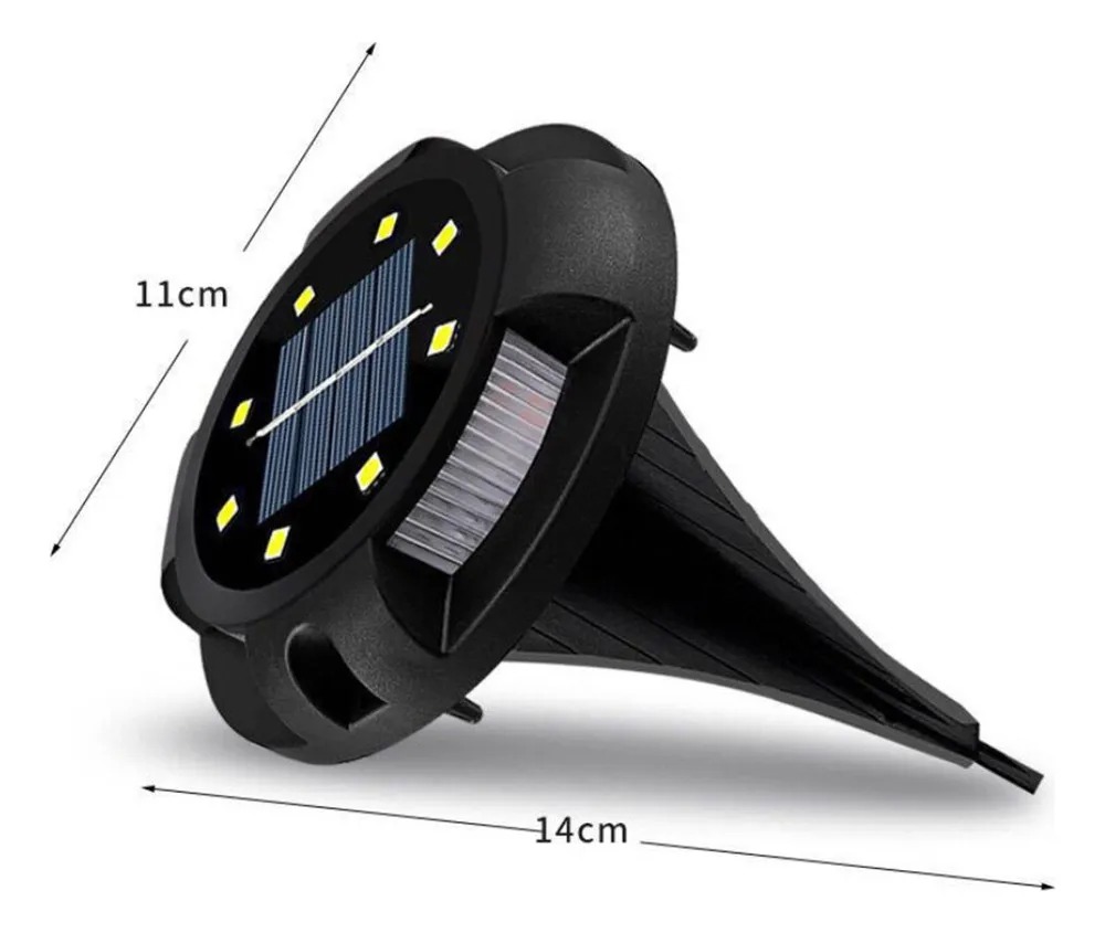 LUCES SOLARES DE PISO - Pack 4 unid.