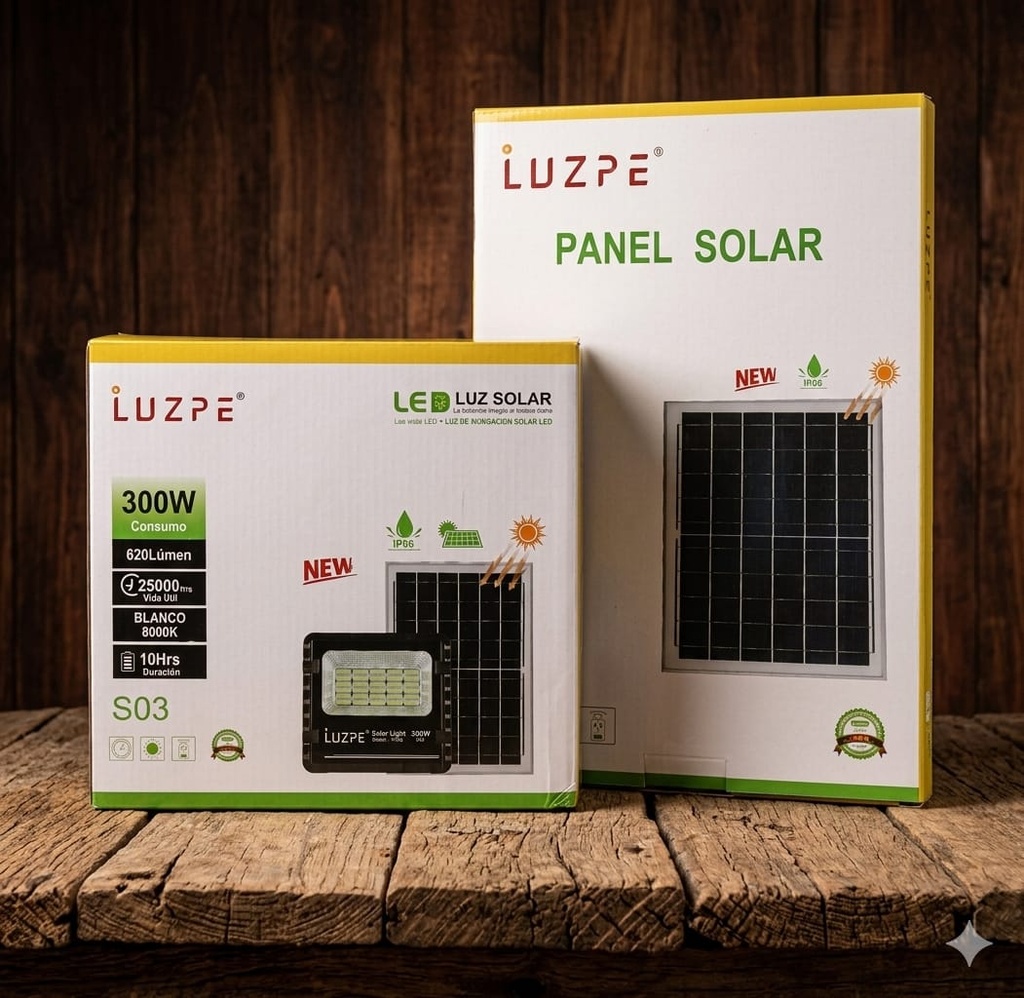 REFLECTOR SOLAR ACAMPANADO 300W | 90063 |