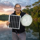 LAMPARA SOLAR 200W PARA HABITACIONES COLOR BLANCO Y AMBAR |NAY-118|