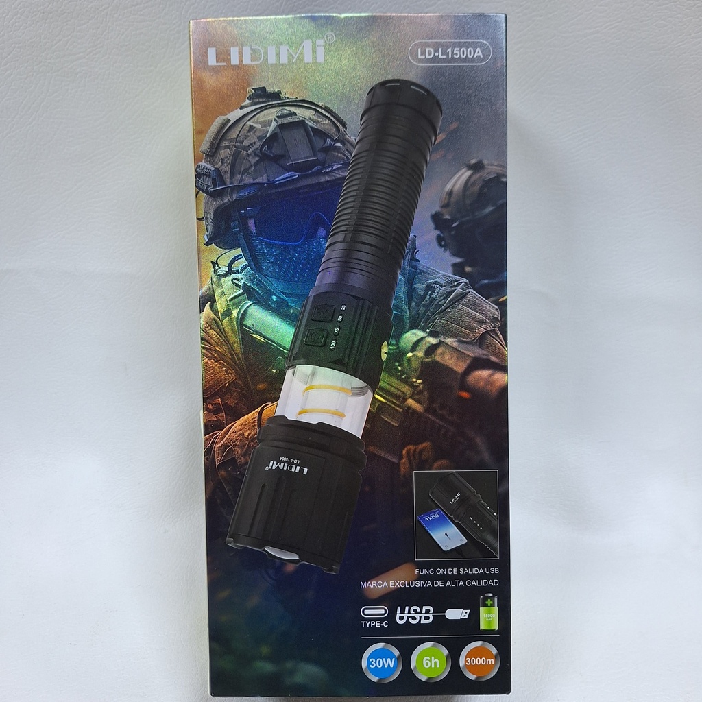 LINTERNA LIDIMI 30W |L1500A|  