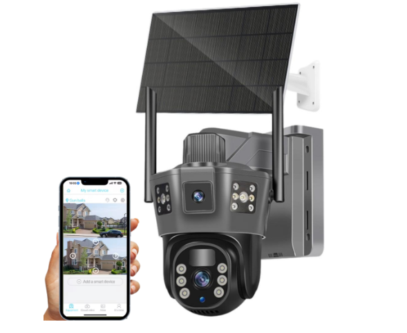 CAMARA SOLAR WIFI DOBLE LENTE |VTP35| 