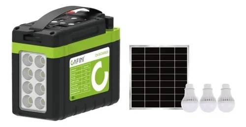 KIT SOLAR PORTATIL 18000mAh CAFINI CN-DC2615QS