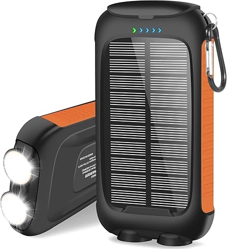 POWERBANK  SOLAR CON  ENCENDEDOR Y BRUJULA 30000 mAH |PB224|