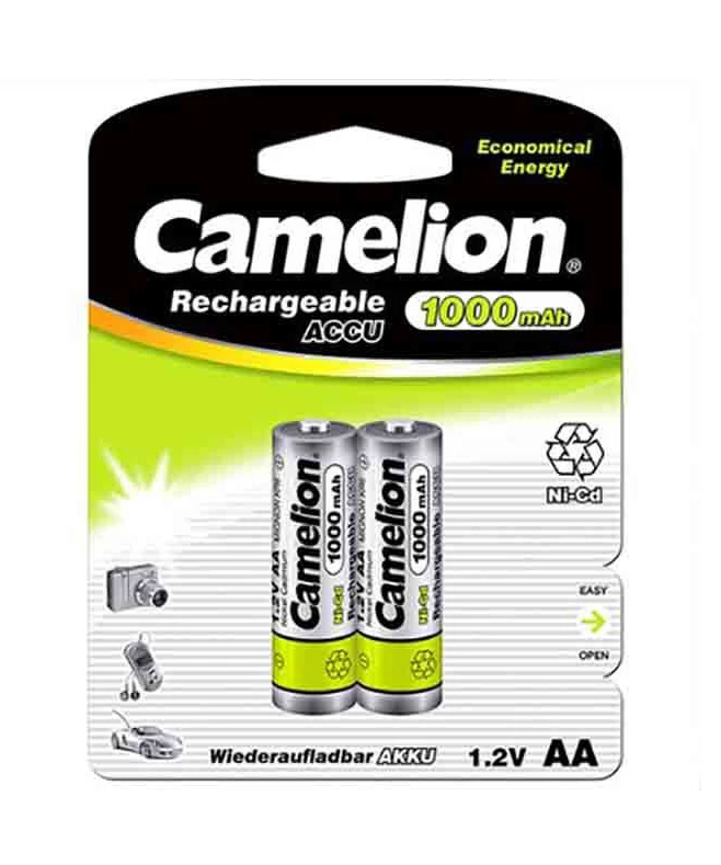 PILA RECARGABLE CAMELION AA 1000mAh BL/2 |CAA10BP2|