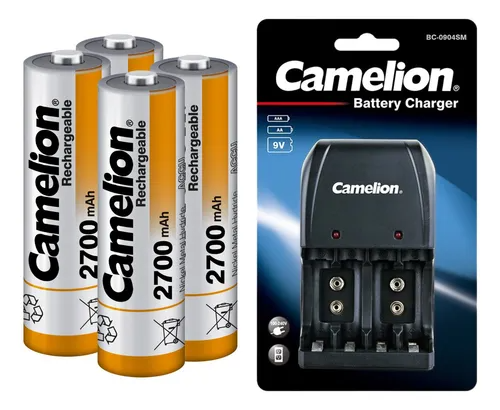 CARGADOR CAMELION BC-0905 C/P 4AA 2700mAh |CBC0905 C/P|