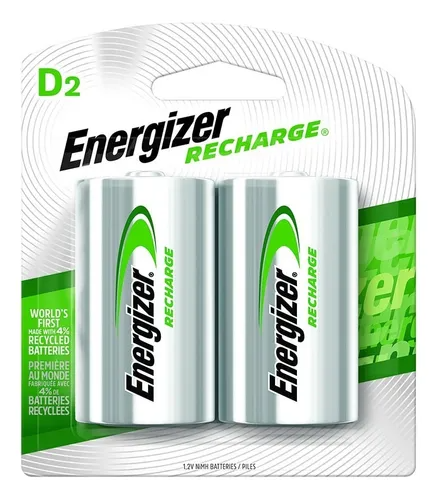 BATERIA RECARGABLE ENERGIZER D 2500mAh |EDBP2|