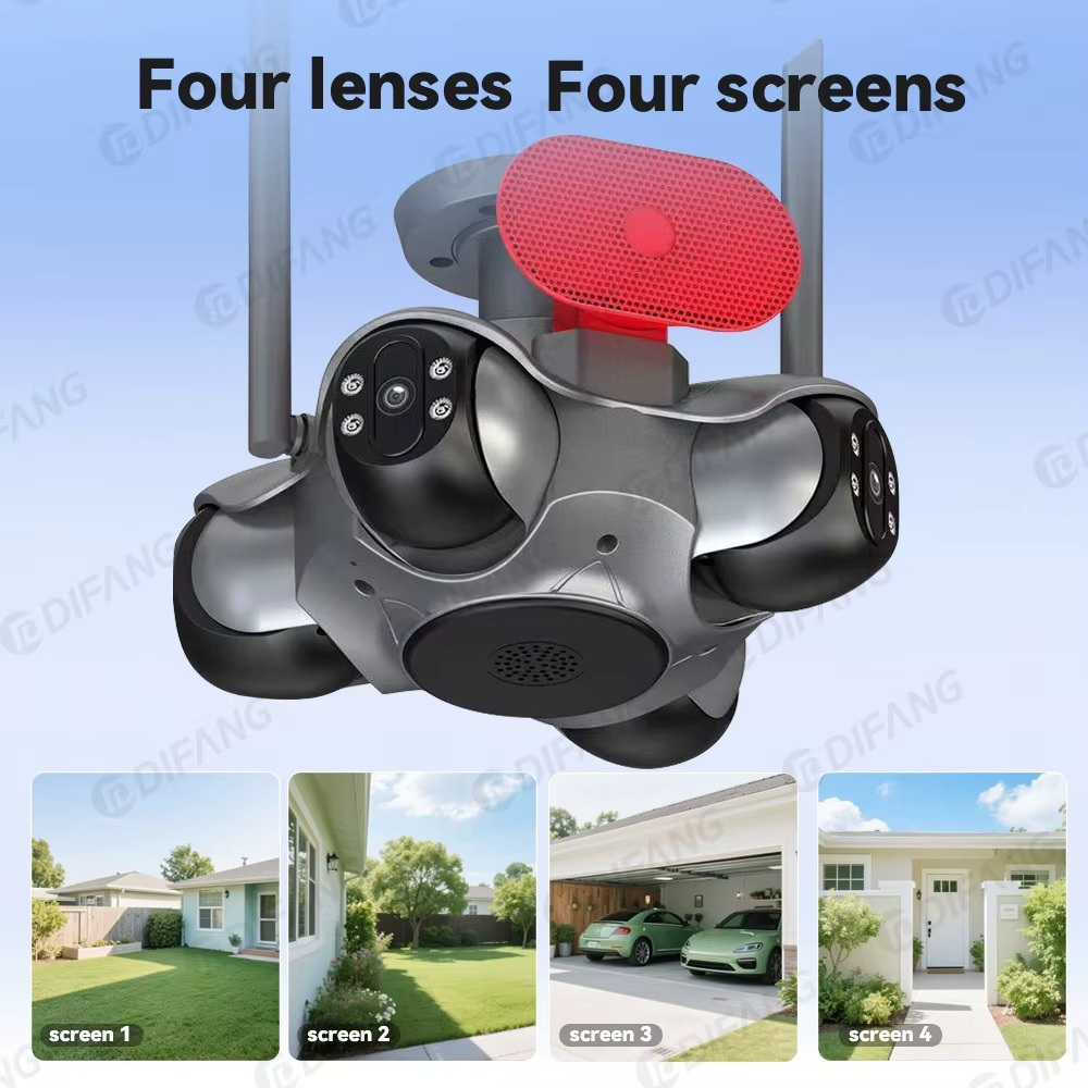 CAMARA WFI MODELO DRONE 4 LENTES |PC-872A 