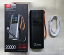 POWER BANK CARGA RAPIDA Y LINTERNA 20000 mAh |LK-249|
