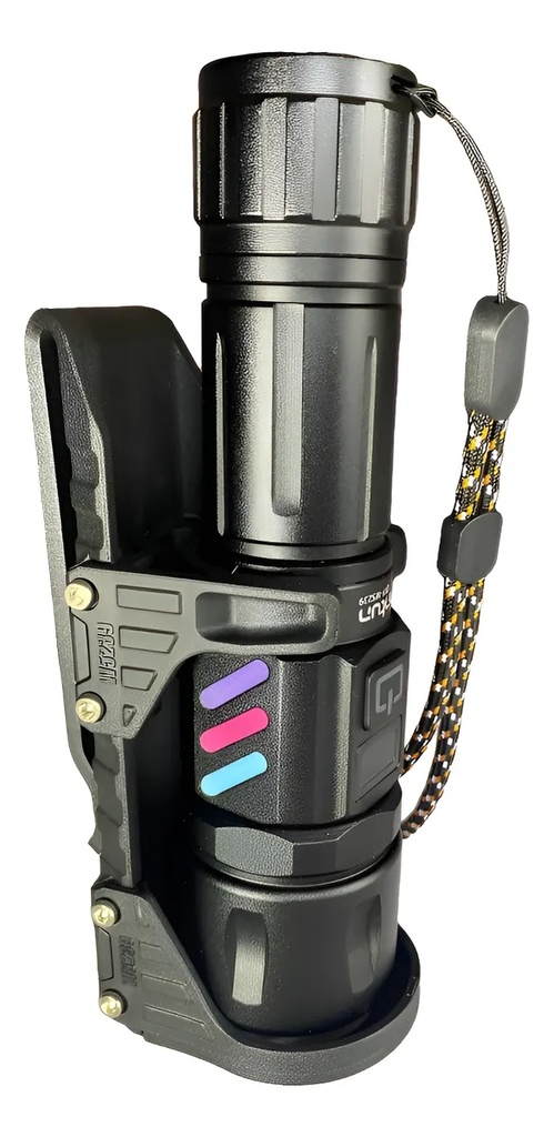 LINTERNA TACTICA CON SOPORTE |QXY-W5239|