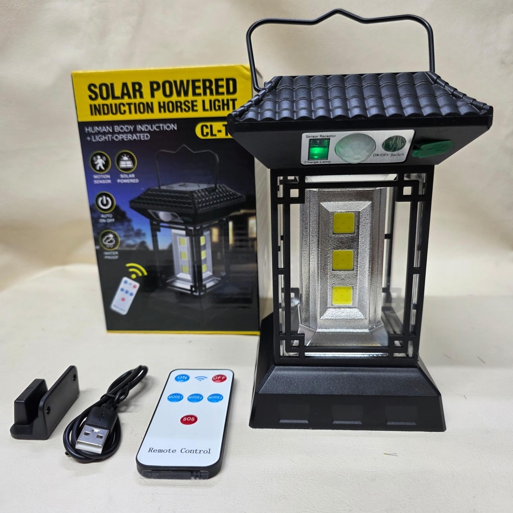 LAMPARA SOLAR Y RECARGABLE LUZ BLANCA |CL-T60|