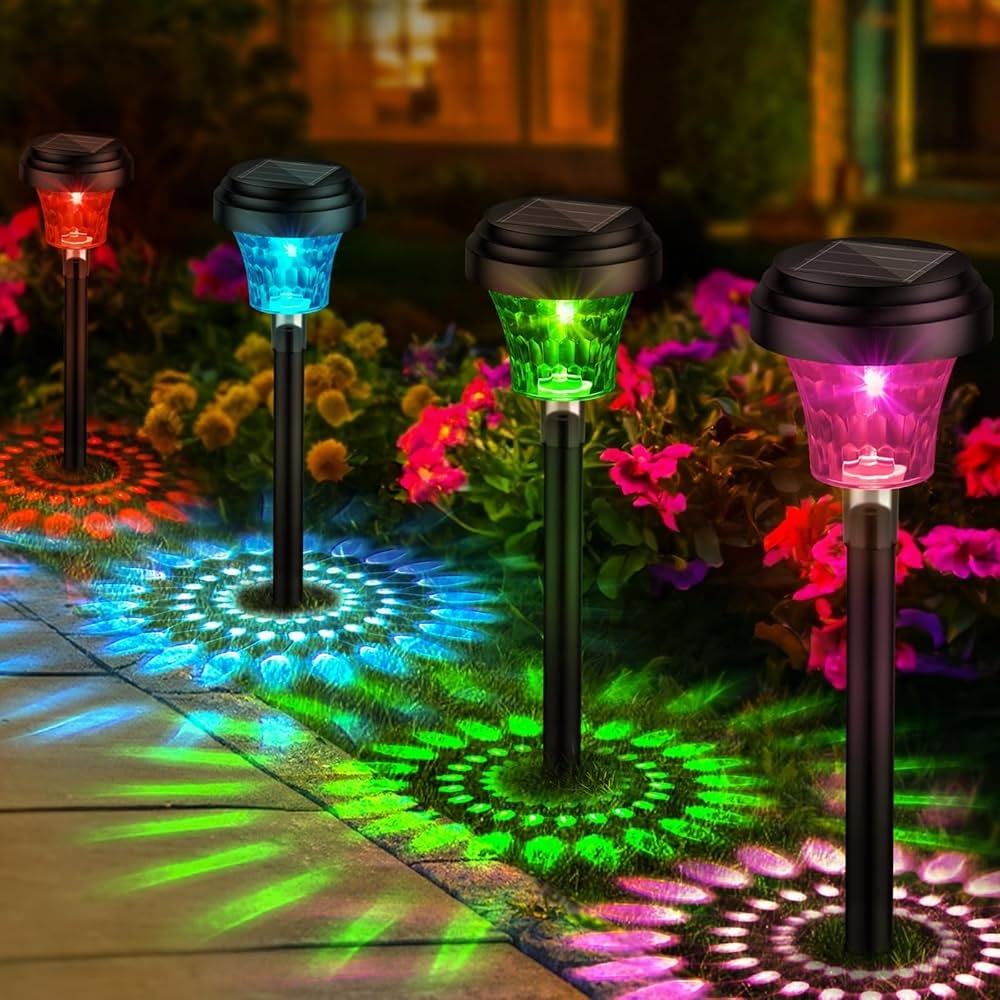 ESTACA DECORATIVA SOLAR RGB Y LUZ BLANCA |TY015|