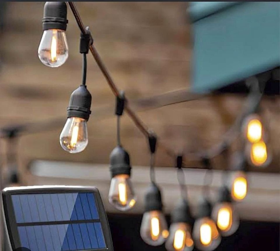 GUIRNALDA SOLAR Y ELECTRICA 10M -20 FOCOS |12478|