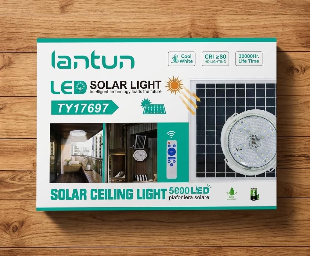 LAMPARA SOLAR 60W PARA HABITACIONES COLOR BLANCO  |TY17698|
