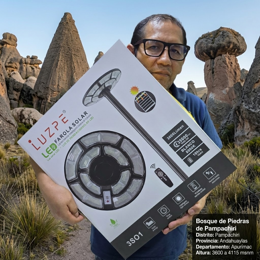 FAROLA UFO SOLAR 400W BLANCO |90320| 