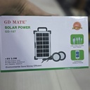 MINI PANEL CARGADOR +POWER BANK 3000mAh |GD-1870|
