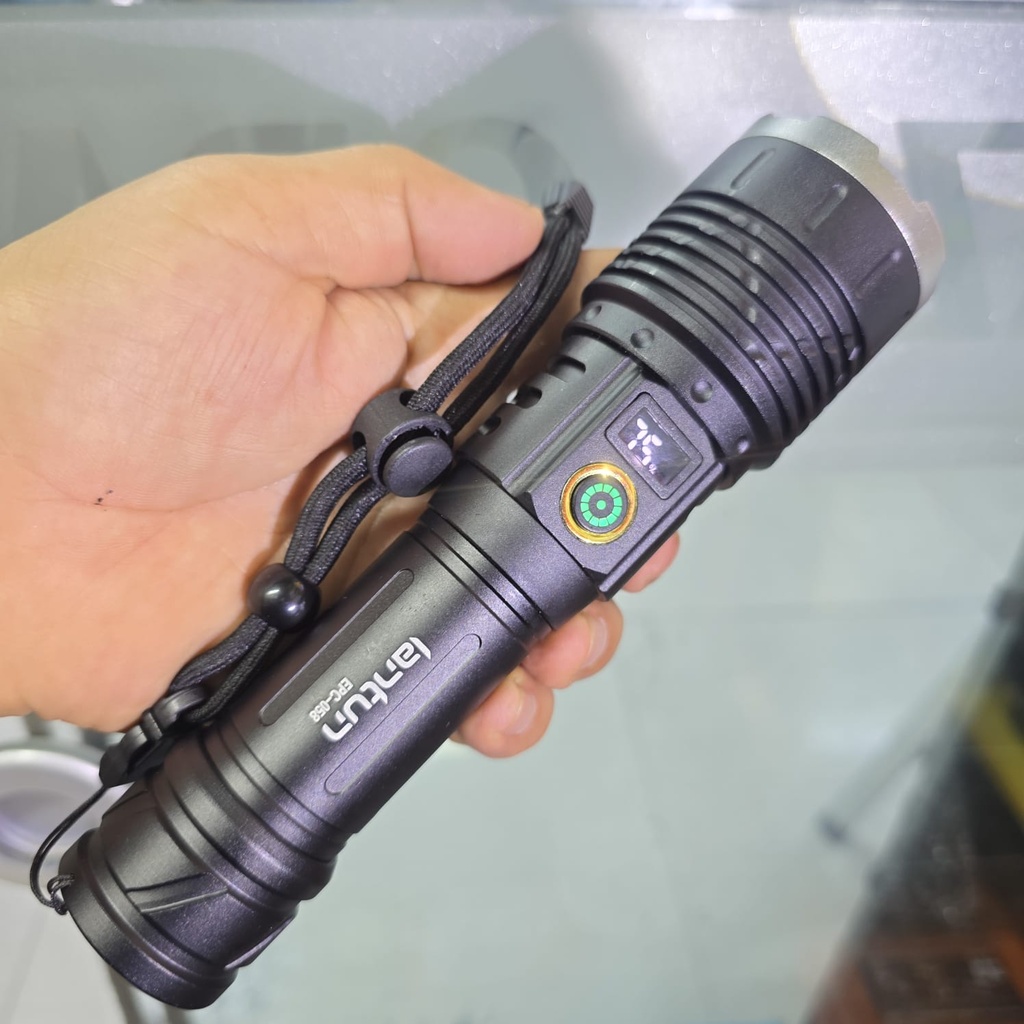 LINTERNA RECARGABLE CON 1 BATERIA DE LITIO 26650 |EPC-058| 