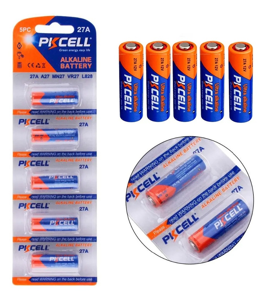 Batería alcalina de 12 V - 5B |27A-5B|