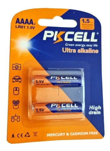 Pila alcalina PKCELL AAAA 1.5V Saw |AAAA-2B|