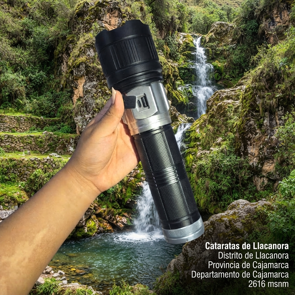 LINTERNA GIGANTE 28cm CON 8 BATERIAS DE LITIO RECARGABLE |TY051|