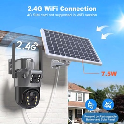 CAMARA SOLAR WIFI DOBLE LENTE |VCS09-3K|