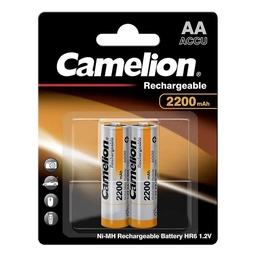 PILA RECARGABLE CAMELION AA 2200mAh BL/2 |CAA2200BP2|