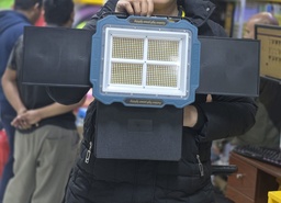 REFLECTOR PORTATIL 4 PANELES SOLAR 500W |XY11846|