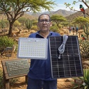 REFLECTOR CON PANEL SOLAR BIFACIAL 300W |440459|
