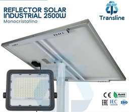 REFLECTOR SOLAR 2500W 10000LM BATERIA 640WH CON PANEL 120W |TR160D-2500W|