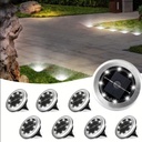LUCES SOLARES DE PISO X 8 unid.  |AJ440474|
