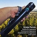 LINTERNA GIGANTE 30cm CON 9 BATERIAS DE LITIO RECARGABLE Y 3 LUCES DE COLORES |TY052|