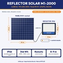 REFLECTOR SOLAR M1-2000 CON PANEL SEPARADO Y BATERIA LIFEPO4 |JW-M1-2000|
