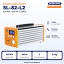 ESTACION DE ENERGIA PORTATIL 300W 230Wh BATERIA LIFEPO4 12.8V 18Ah (SL-82-L2) |SL-82-L2|