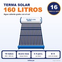 TERMA SOLAR 160 LITROS BAJA PRESION 16 TUBOS AL VACIO |DRS-YGBS-160L|