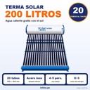 TERMA SOLAR 200 LITROS BAJA PRESION 20 TUBOS AL VACIO |DRS-YGBS-200L|