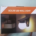 LAMPARA SOLAR CIRCULAR BLANCA Y AMBAR |BK-8519|